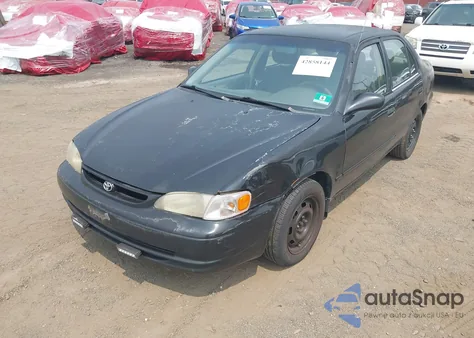 2000 Toyota Corolla Le from USA, damaged, VIN 2T1BR18E2YC293406